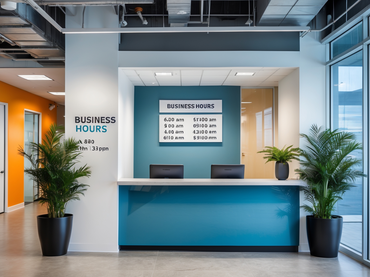 AIVisionHub office reception area