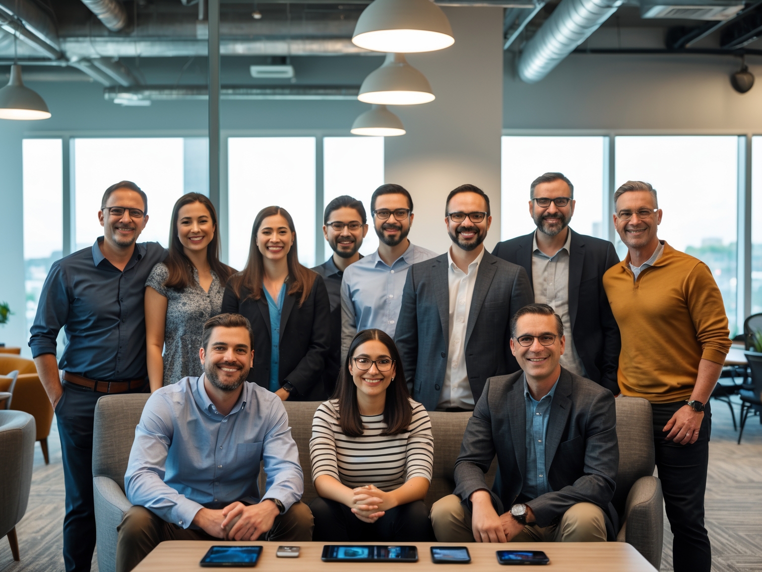 AIVisionHub team posing together