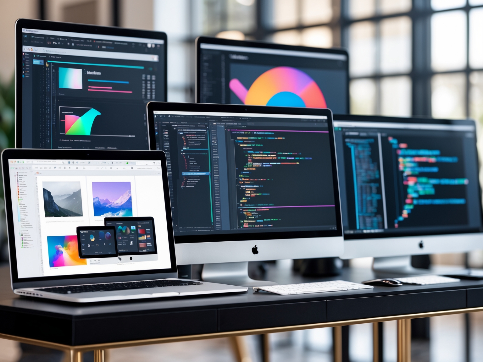 Curated collection of digital tools and software interfaces